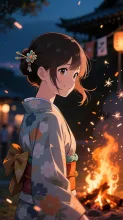 S　ゆらめく炎と、君の面影