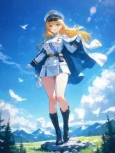 凛々しいミリタリーガール·凛と構える、戦場の華 の投稿作品