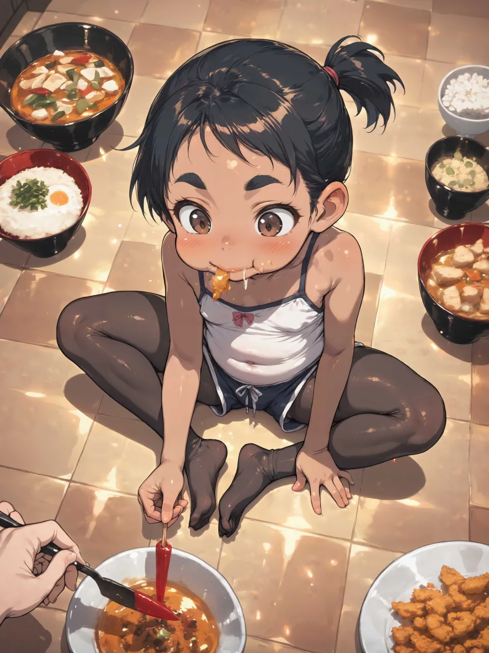 ミナミ「辛さが足りないよ♪」