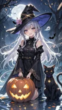 画像生成チャレンジ·かぼちゃ灯る夜 の投稿作品