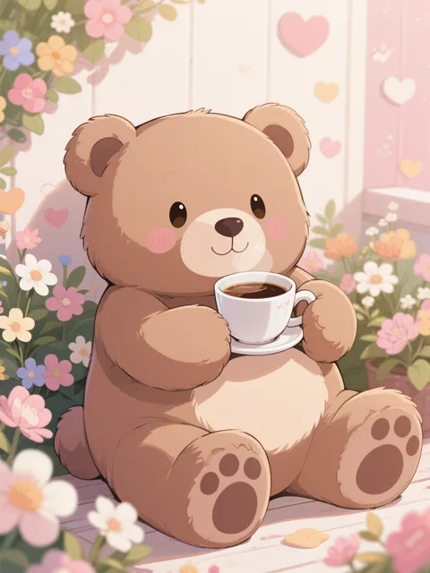 くまさんとコーヒーパート2🩷