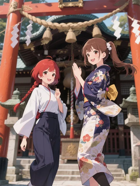 双子の年賀状