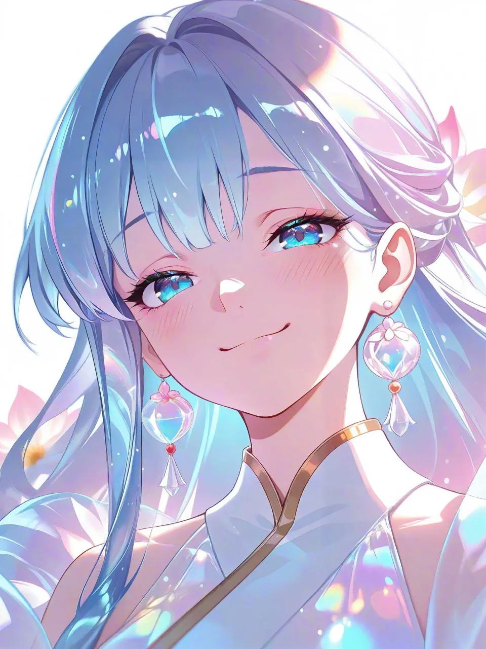 柔らかな微笑み — 龍星ホクトさんのAIイラスト
