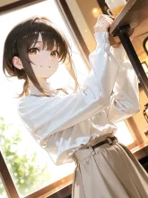 袖口を•••