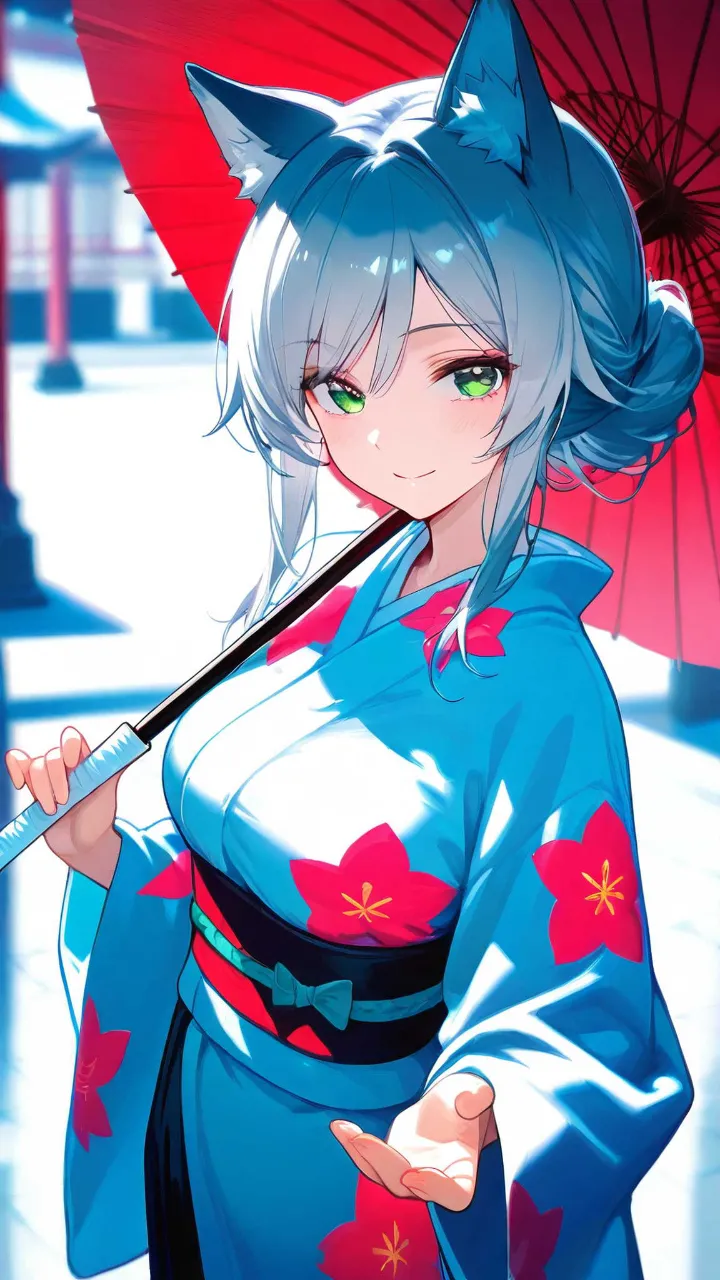 和傘の君