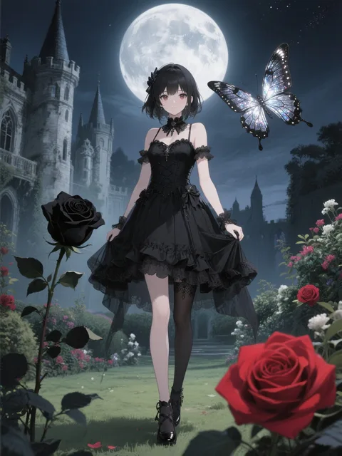 赤い薔薇と黒い薔薇。あなたに相応しい薔薇はどちら?