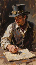 Steampunk Good Well Draw Cartographer