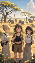 サバンナで出会った奇跡