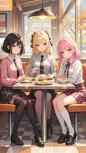 ファミレス — みのりさんのAIイラスト