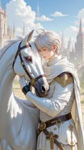 寄り添うペガサス — EverettさんのAIイラスト