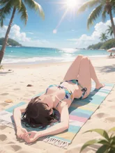 ギラギラの太陽- ̗̀ ☺︎ ̖́-日除けのパラソル⛱が欲しい(　ﾟдﾟ)ﾎｽｨ…