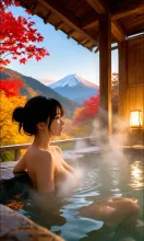 湯〜ったり♨️ひとり紅葉狩り