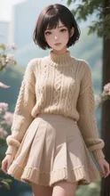 生成チャレンジ第167弾·編み物のファッション の投稿作品