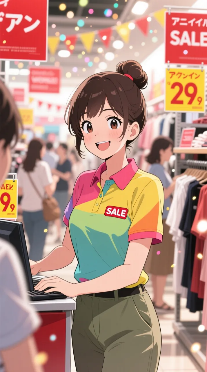 S 売り場のムードメーカー