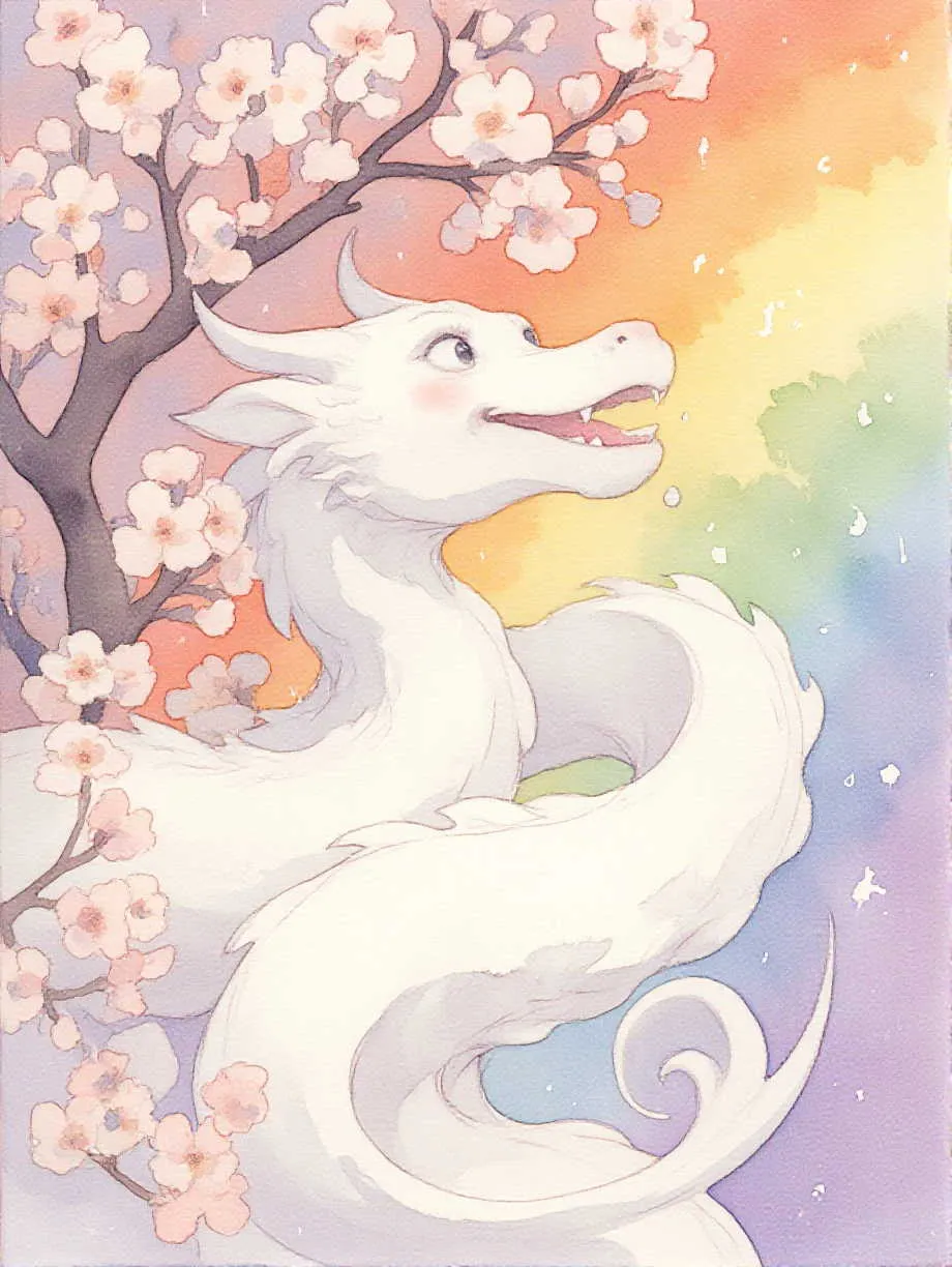 桜龍 — コハクさんのAIイラスト