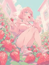 イチゴ食べ放題🍓