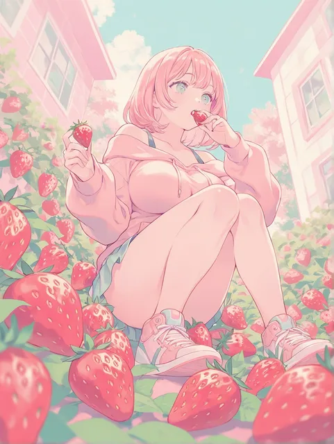 イチゴ食べ放題🍓