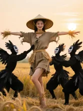案山子·ひとりで見張る の投稿作品