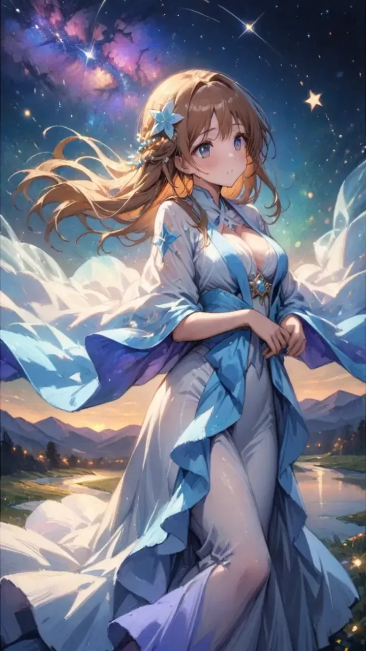 E　星降る夜の羽衣