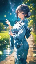 蛍舞う水辺·初夏チャレンジ の投稿作品