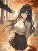 涼しくなってきたね — 天谷さんのAIイラスト