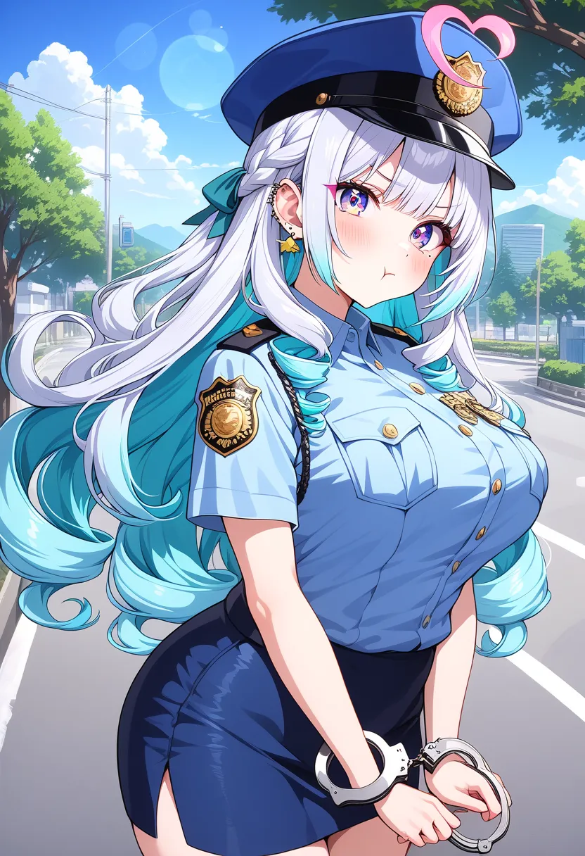 逮捕するぞ.../// — りな〜！さんのAIイラスト