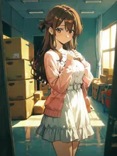 入寮、たくさんの荷物