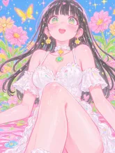 お花畑の夢を見たよ — エンダーガールさんのAIイラスト