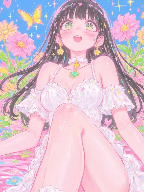 お花畑の夢を見たよ