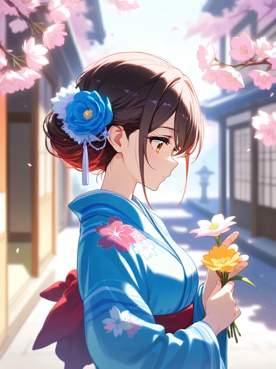 この花を持ち帰って生花にしようかしら