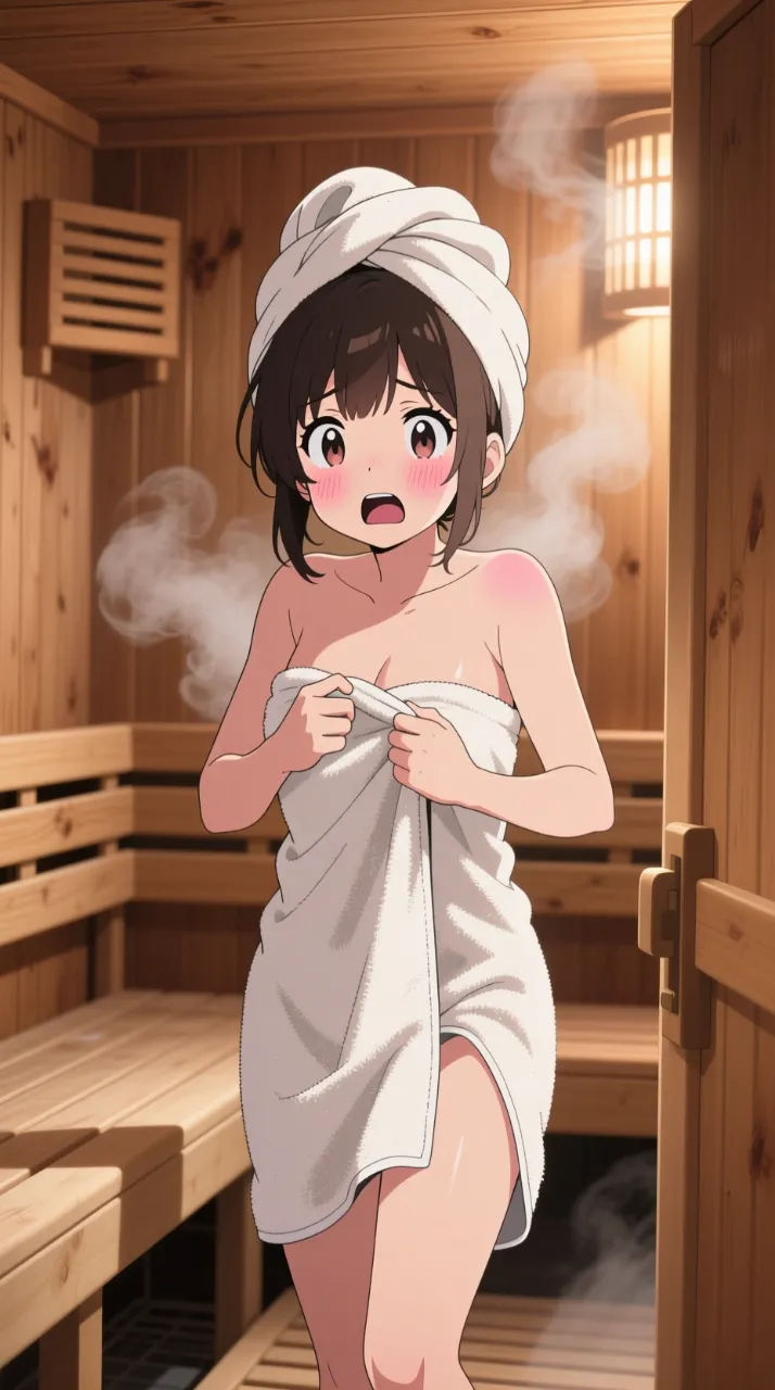 S 絶体絶命のバスタオル
