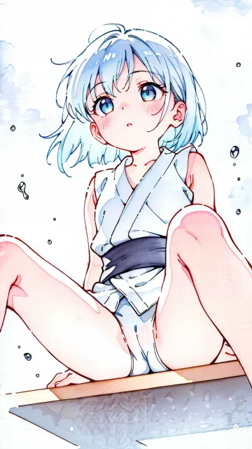 from below