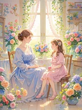 mother and daughter — saki_さんのAIイラスト