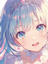 青い瞳のお姫様。