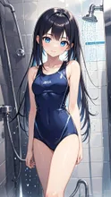 黒髪ロング娘💕練習終わり❤️