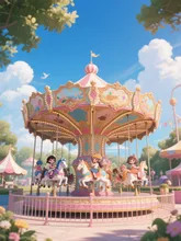 やっぱメリーゴーランド