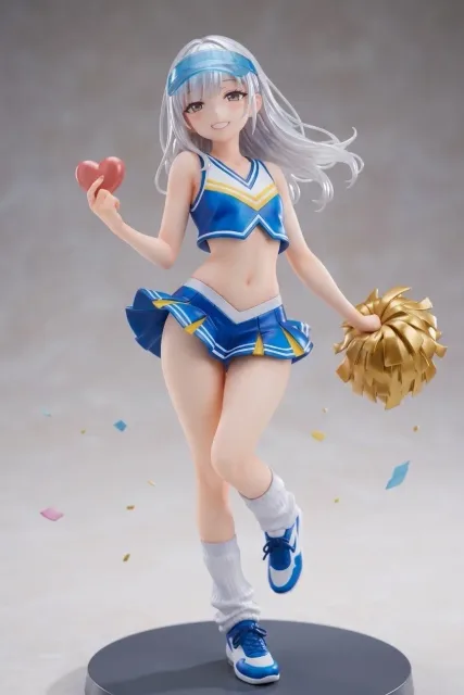 今日はロン毛のハートアクション・チアガール…フィギュア…銀