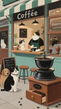 本物の猫カフェ