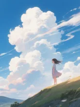 風に揺れる風景
