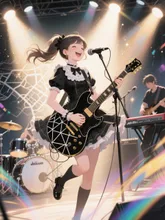 ライブ🎵 — コロンさんのAIイラスト