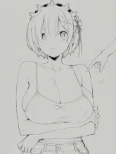 下書きのような線画✏️
