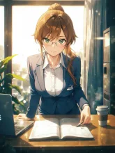 セクシー秘書·その指先に、隠せない色気 の投稿作品