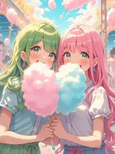 イチゴ味とメロン味