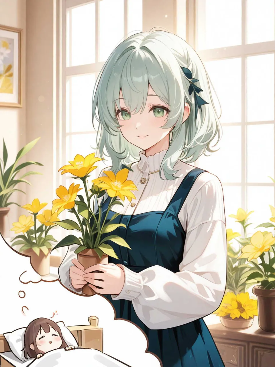 子供の頃からの夢を叶えて、 — 花筏さんのAIイラスト