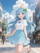 ２１：エリーゼ／水瀬絵理（夏のプライベート③） — Erise～エリーゼ～さんのAIイラスト