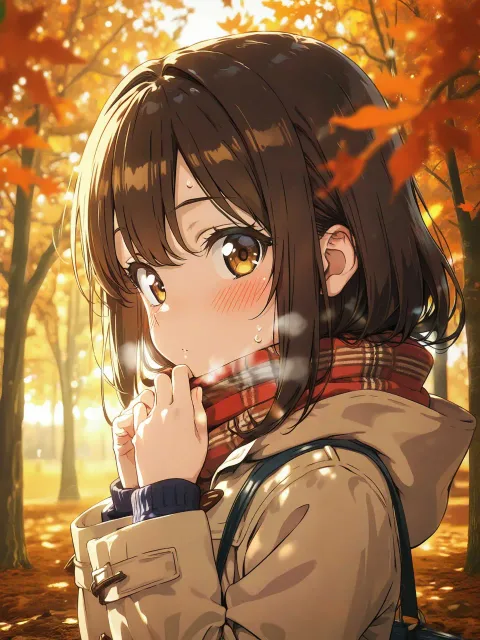 マフラーということで秋を先取り