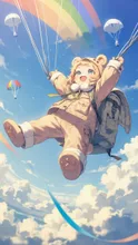画像生成チャレンジ·パラシュート の投稿作品