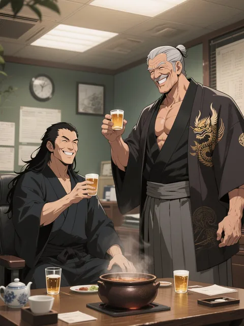 「ハンター事務所 金鯱組」に乾杯!