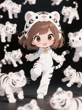 ホワイトタイガーサっちゃん♪(꒪ˊ꒳ˋ꒪)