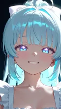 クローズアップ水色
